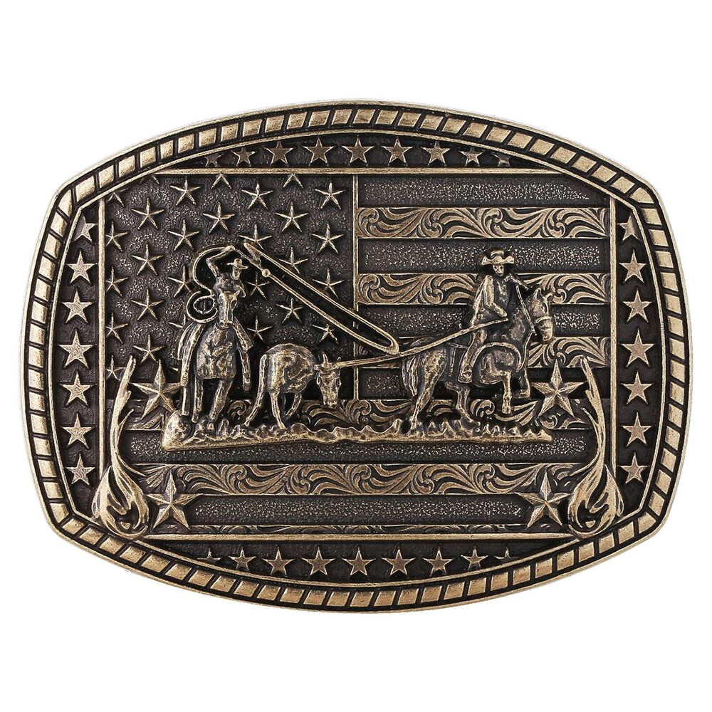 7223 Western Belt Buckle American Flag Cowboy Belt Buckle Western Outfits